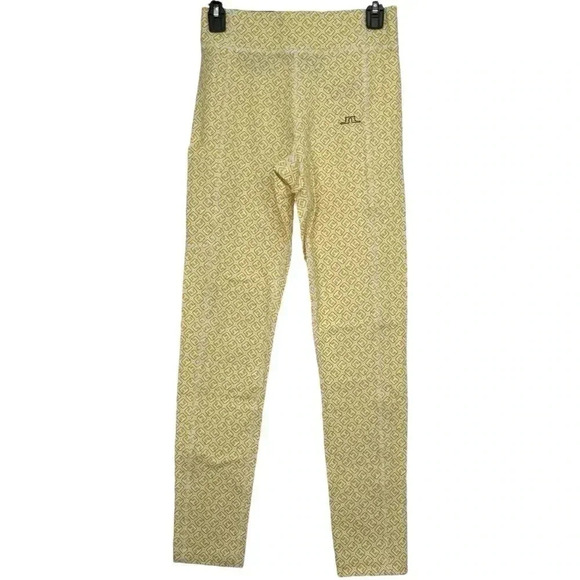 J LINDEBERG LEGGINGS WOMENS SMALL ZENA PRINT WHITE MONOGRAM AWJS07040-A023 - Picture 14 of 15